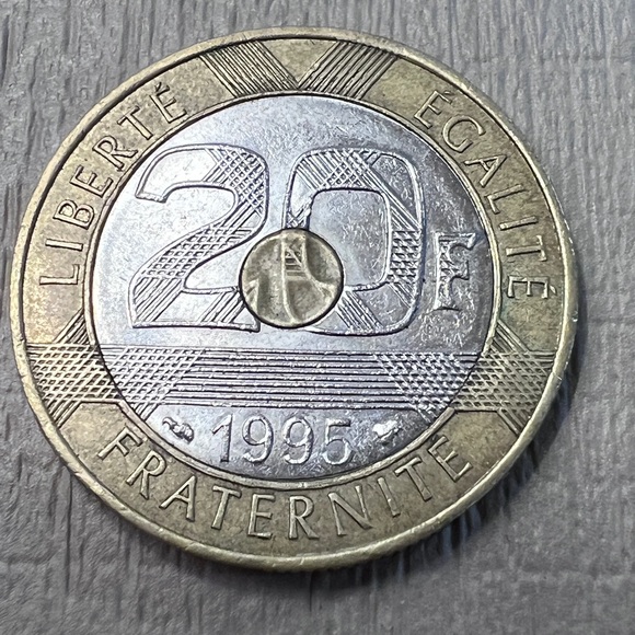 🇫🇷 France Mont Saint-Michel on 1995 French Franc coin - Picture 3 of 5